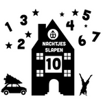 Raamsticker aftelhuisje