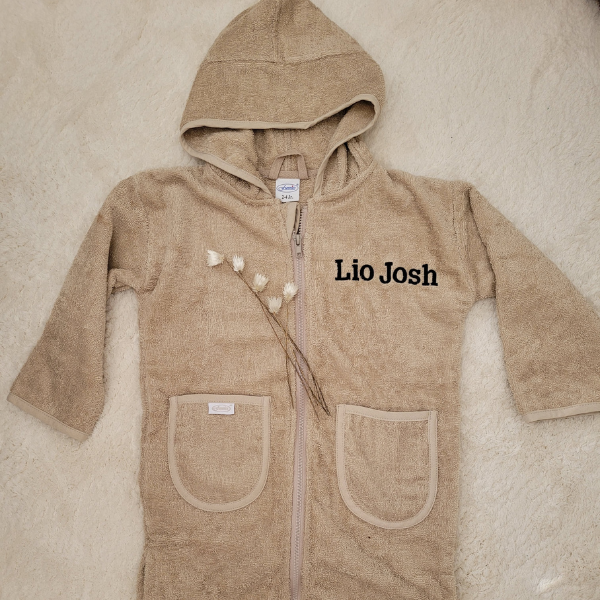Baby-badjas-gepersonaliseerd-funnies-beige