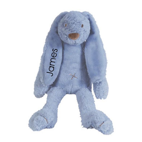 Happy Horse Knuffel Konijn Blauw met naam