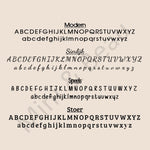 lettertype voor personalisatie