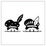 Raamsticker gluurpietjes