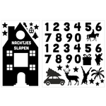 Raamsticker aftelhuisje Sinterklaas